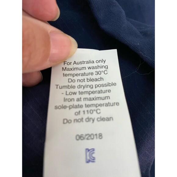 Oakley Jacket Snap Front Pockets Size 2XL Navy Blue READ - Picture 5 of 6